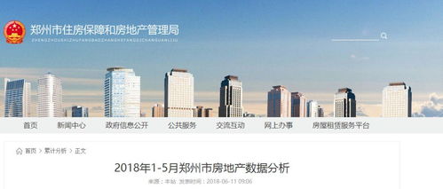 鄭州房地產市場分析 5月商品住房均價降至8241元/㎡